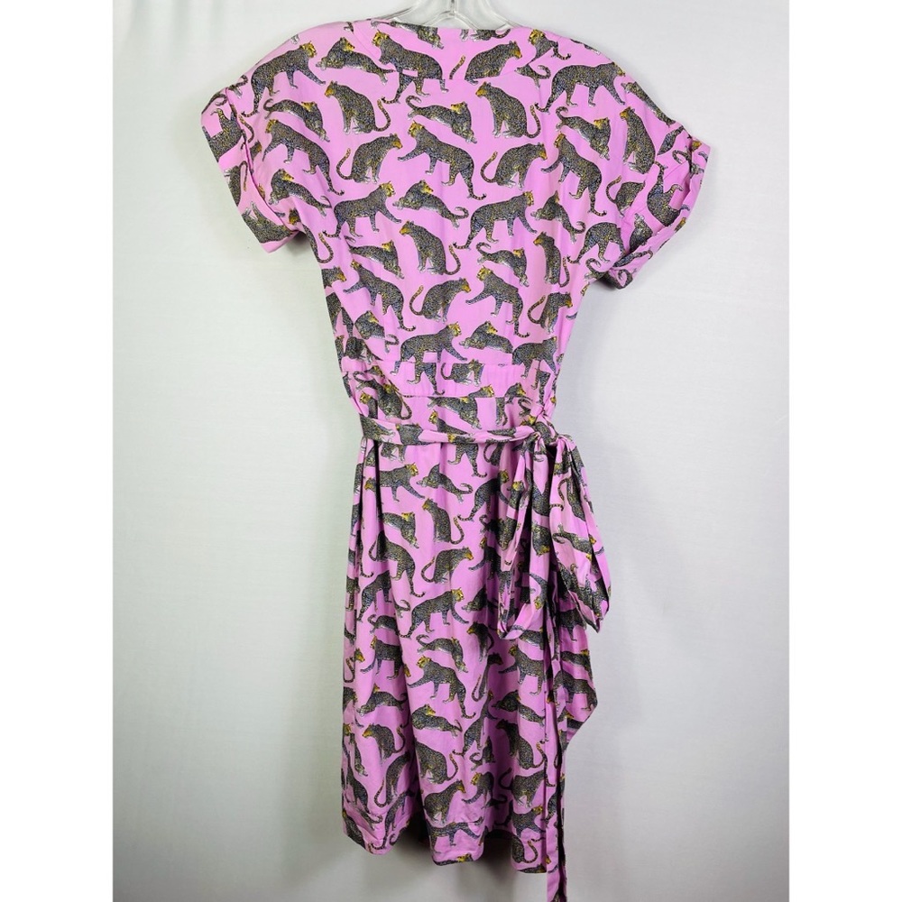 J. Crew Ratti Cheetah-print Wrap Dress - Picture 4 of 7